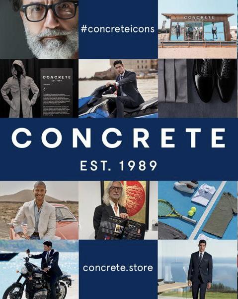 The Elite men dressed by Concrete!